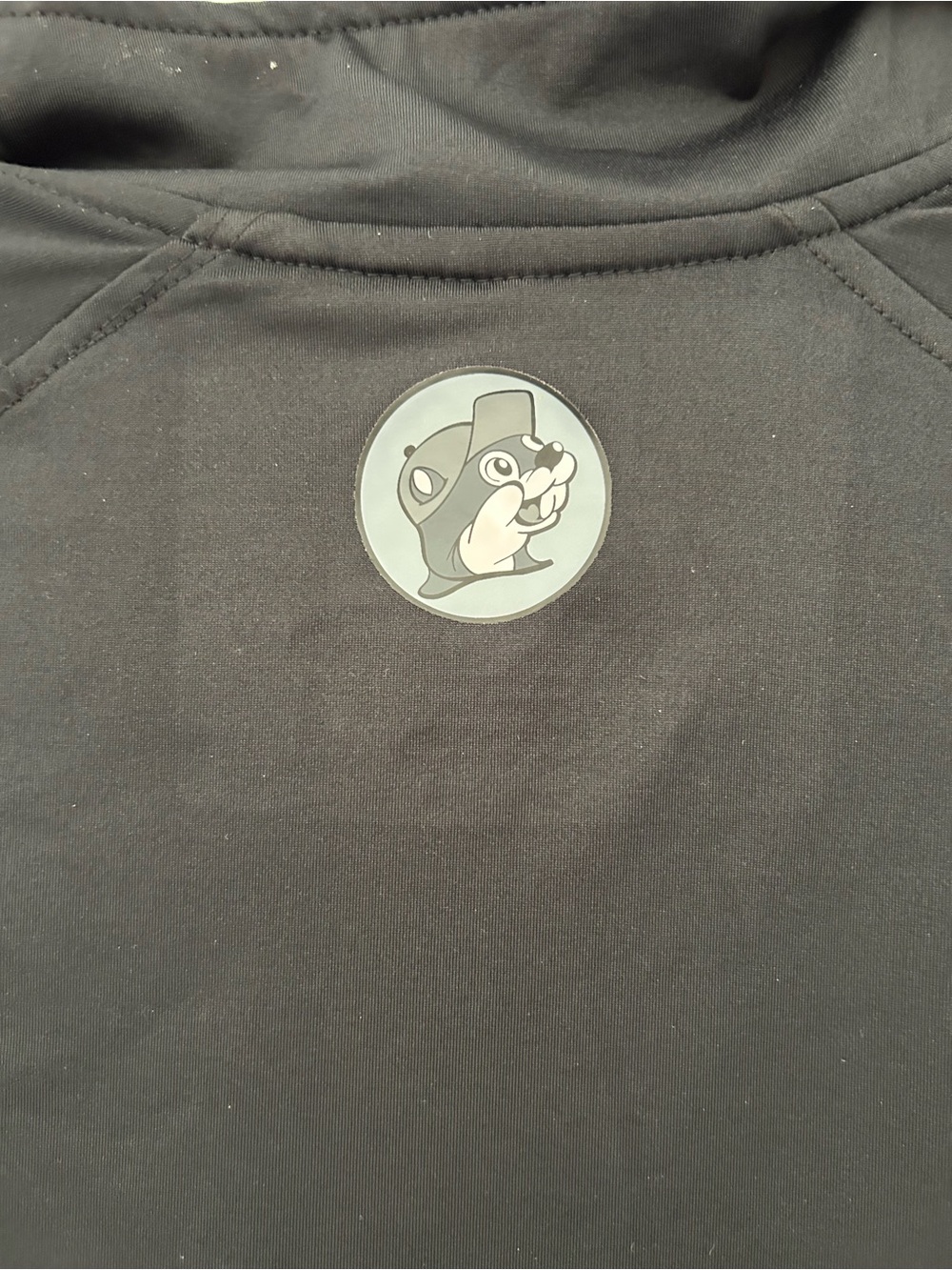 Buc-ee's Men's/Unisex Black Quarter-Zip Pullover Jacket - Picture 4 of 7